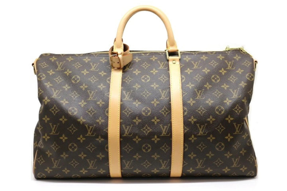 LOUIS VUITTON Keepall Bandouliere Shoulder Bag Boston Monogram